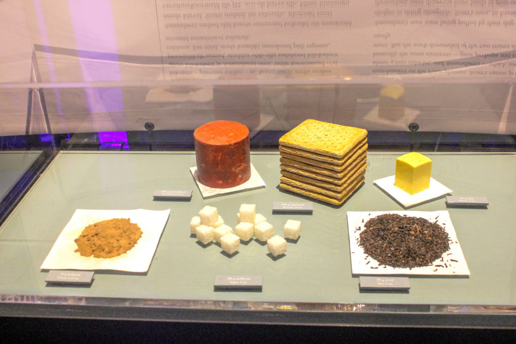 A sample of the food supplies of the Terra Nova expedition
