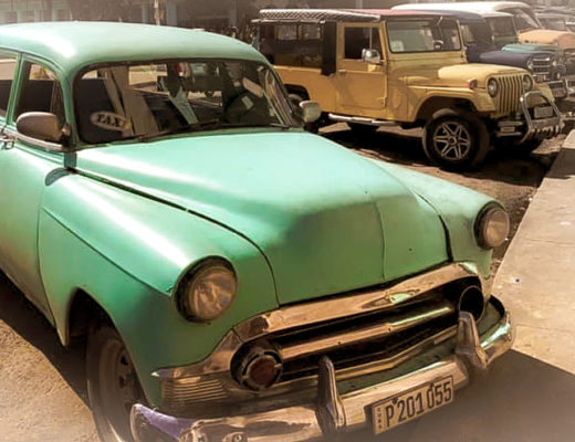 Old car in Havana, Cuba.