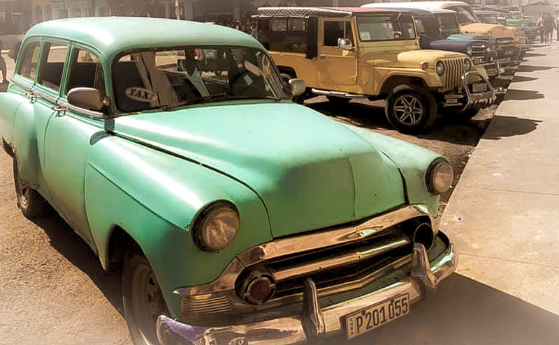 Old car in Havana, Cuba.